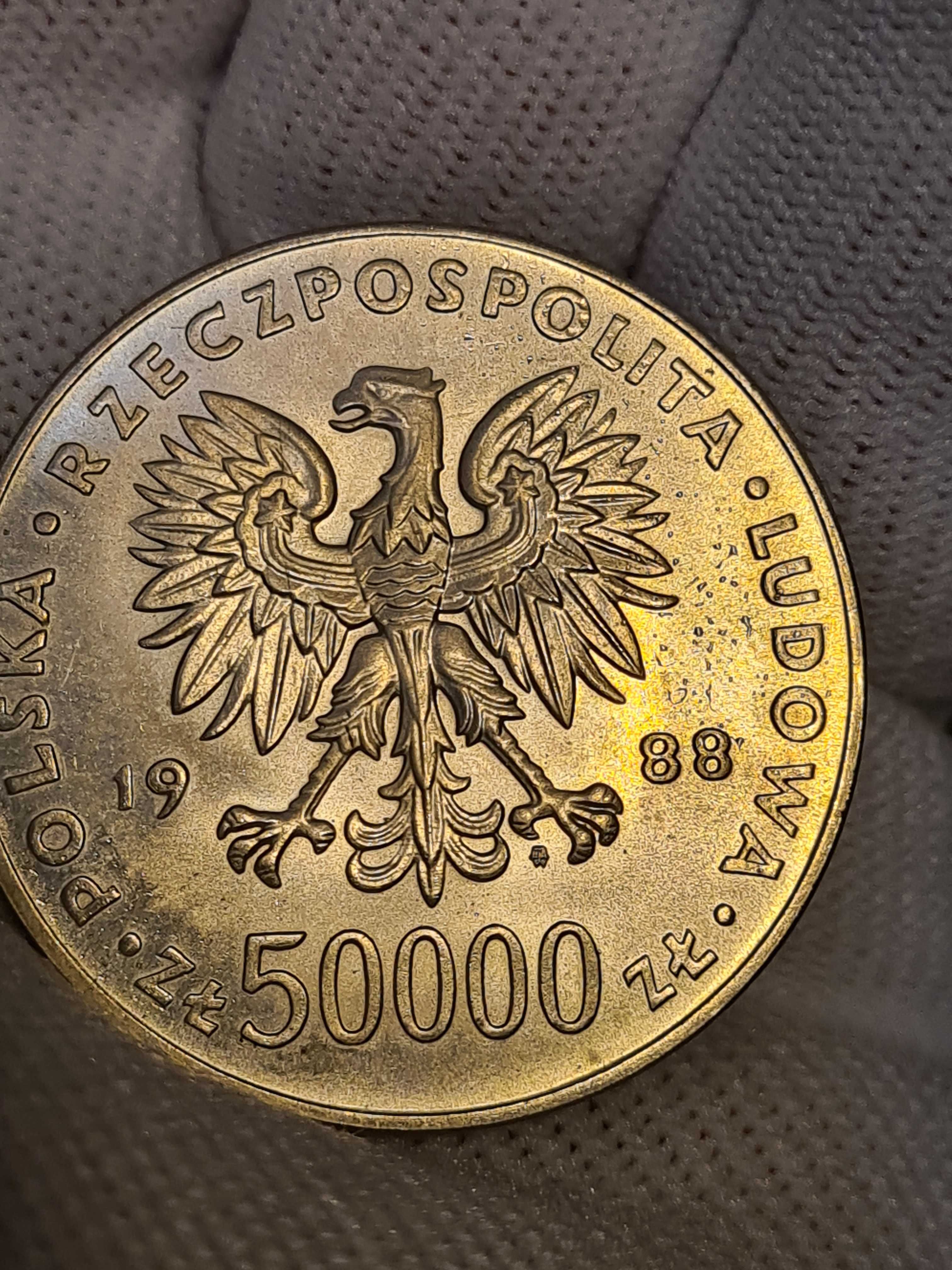 50000zł Piłsudski -mennicza