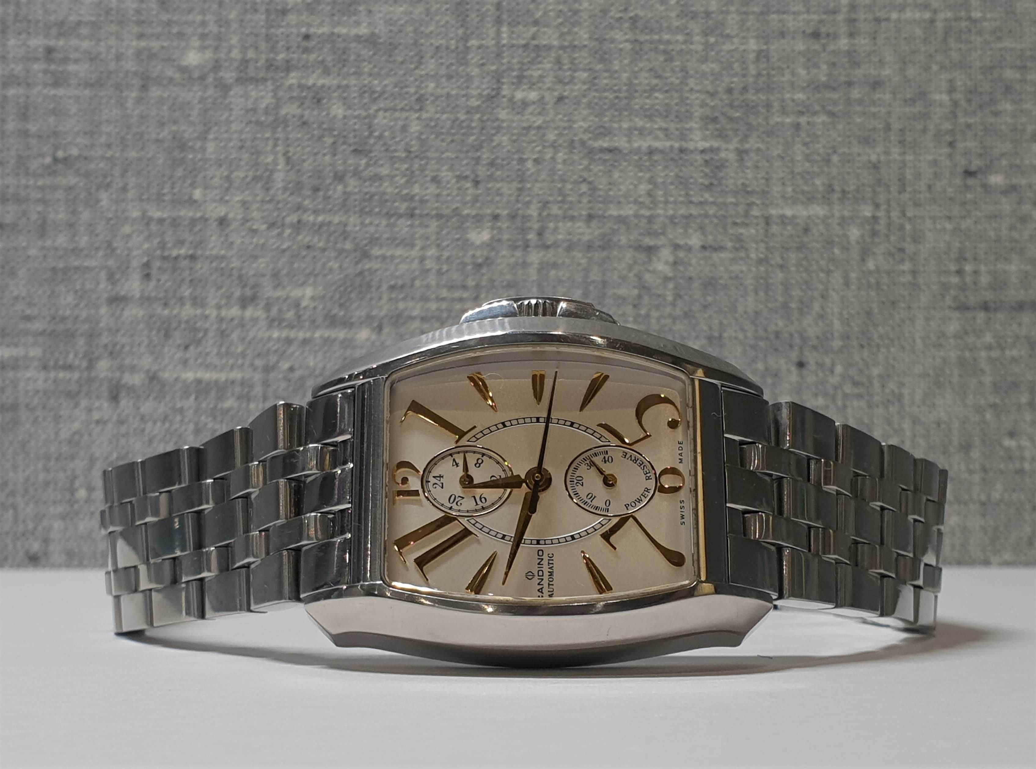 Чоловічий годинник часы Candino Tradition C4304/1 Automatic Power rese