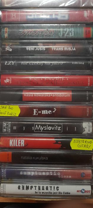 Kasety Polski Rap Peja Eminem Taco Molesta OSTR Pokemon Disco Polo