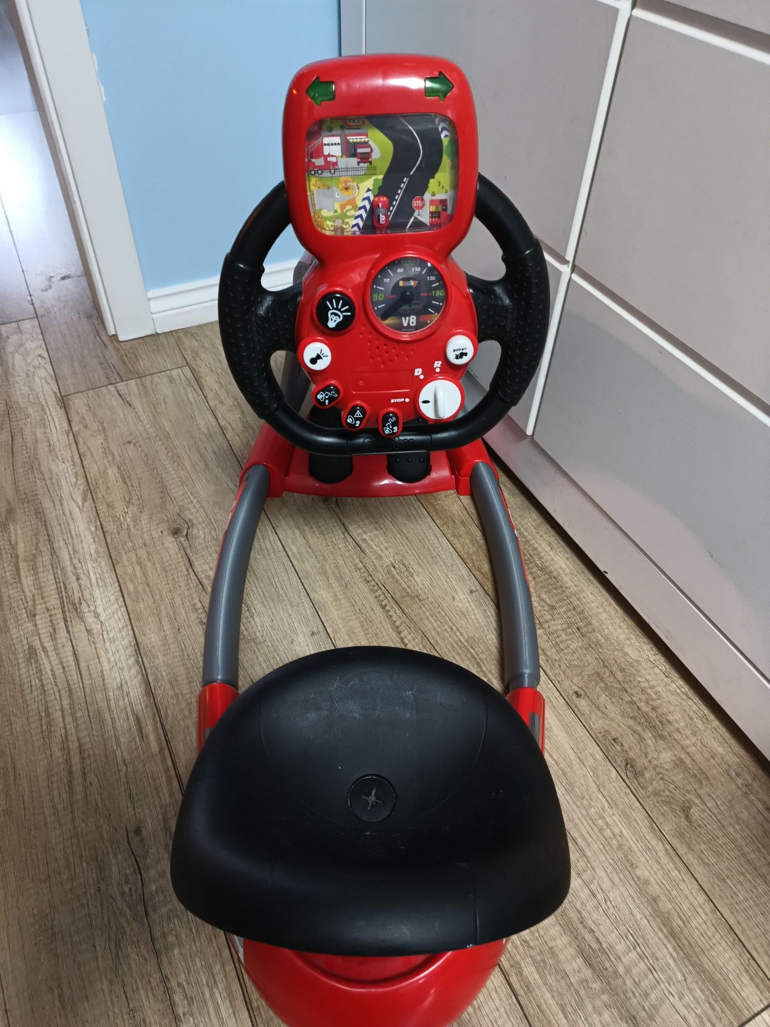 SMOBY Symulator jazdy V8 Driver Kierownica Dźwięki prezent dla chłopca