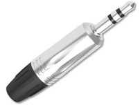 SEETRONIC M2TP3C - Złącze JACK 3,5mm TRS wtyk 1/8" (srebrne)