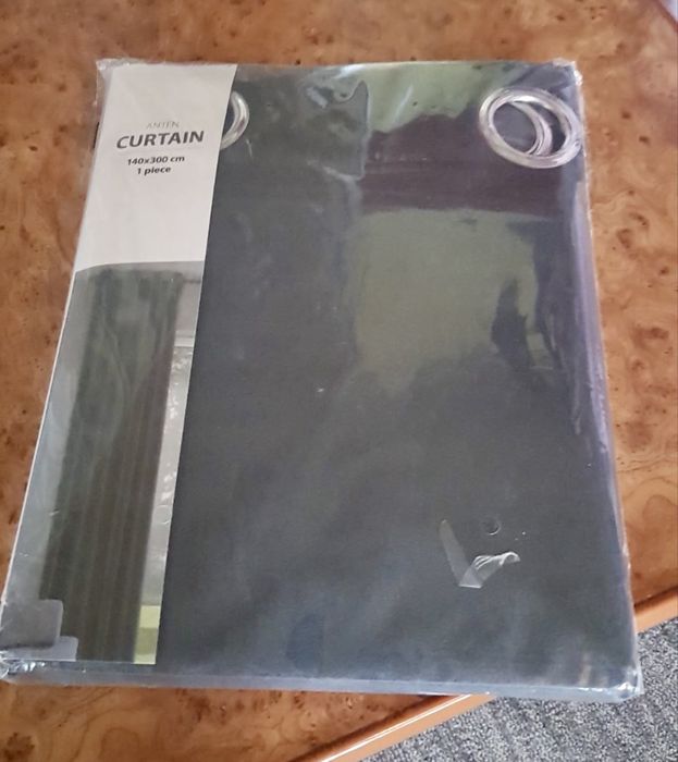 Фіранка ANTEN 1х140x300 замш сірий