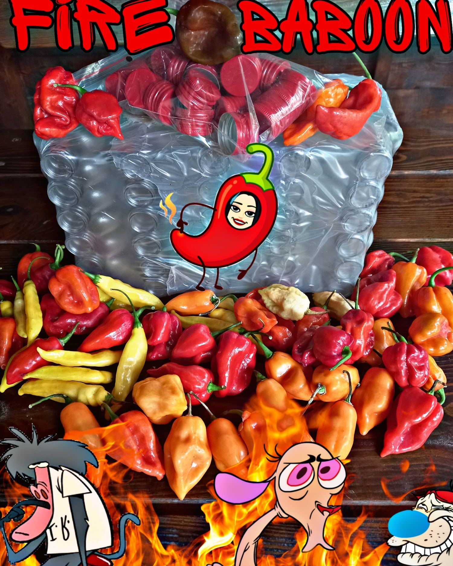 Семена самых острых перцев в мире-Carolina Reaper,Bhut Jolokia,Fatalii