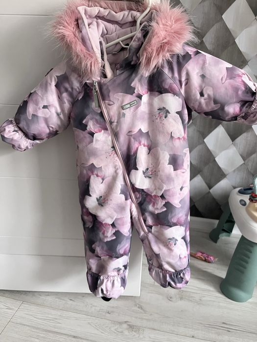 Комбінезон на дівчинку 74, зимовий комбінезон, комбінезон Lenne