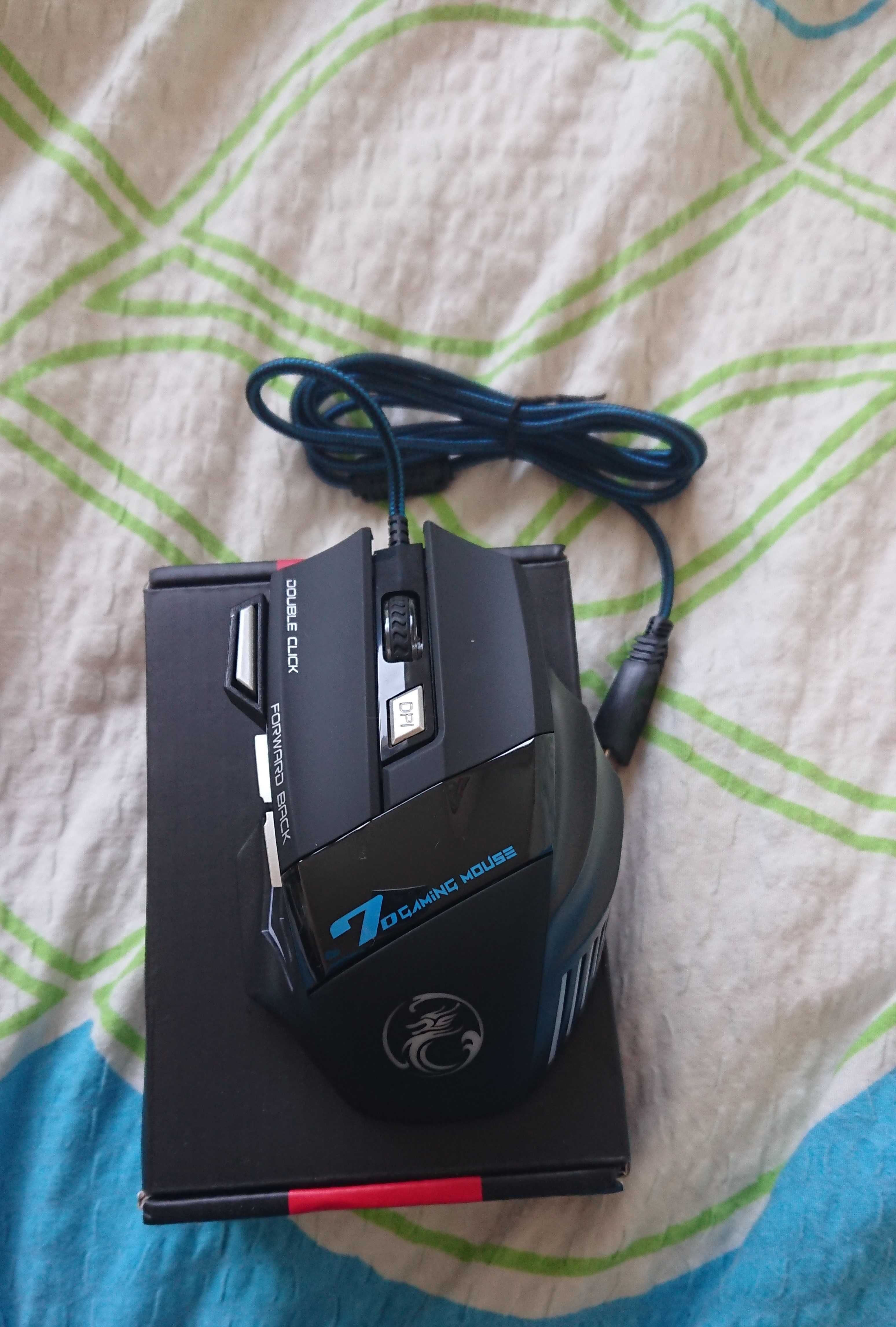 Myszka komputerowa USB z dodatkowymi przyciskami Optyczna Mysz