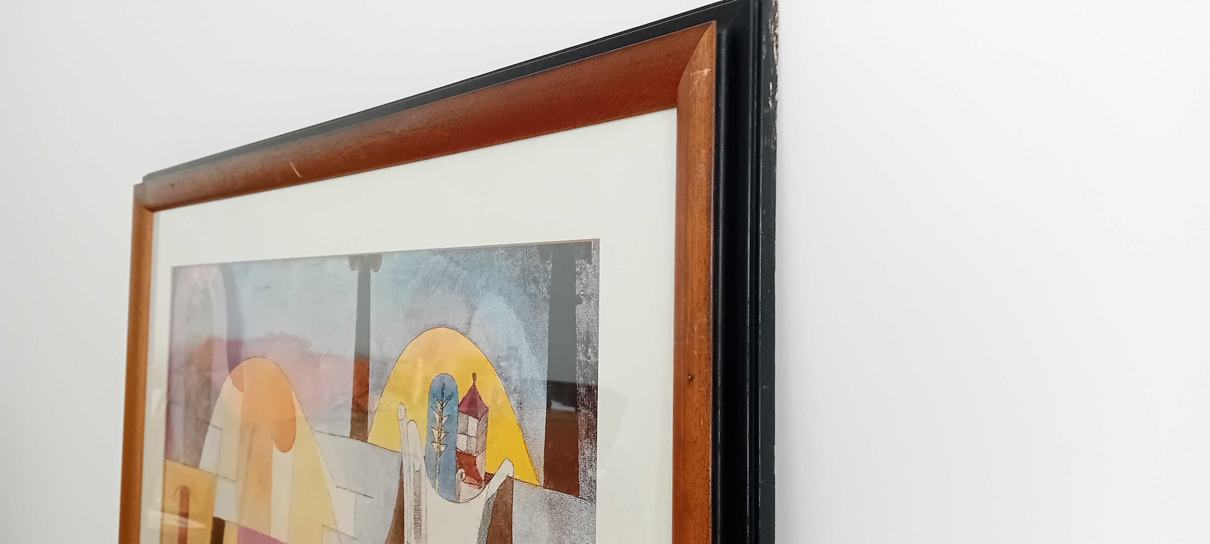 Quadro clássico com reprodução de Paul Klee