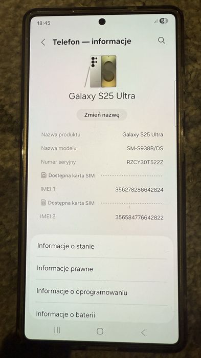 Samsung Galaxy S25 Ultra – 12/256 GB – Bez blokad – Okazja!