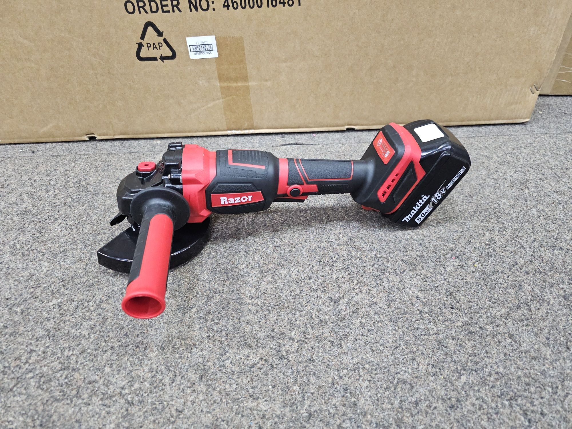 Бесплатная Доставка Болгарка Аккумуляторная  Razor BLB-125Pro
