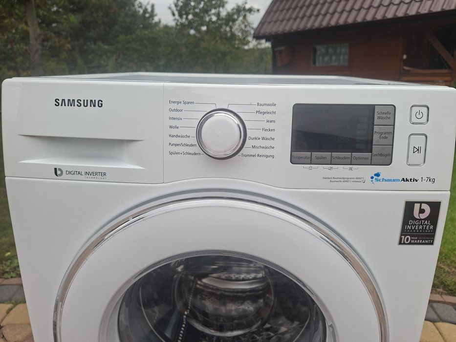 Niemiecka Pralka SAMSUNG Schaum Aktiv 7kg stan bdb 100% sprawna 
100%