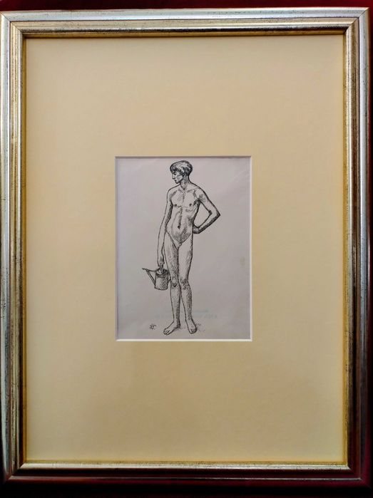 Wlastimil Hofman - autolitografia “Vita Somnium Brevis”, 1928r.