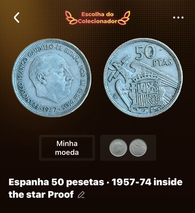 Moedas Espanholas