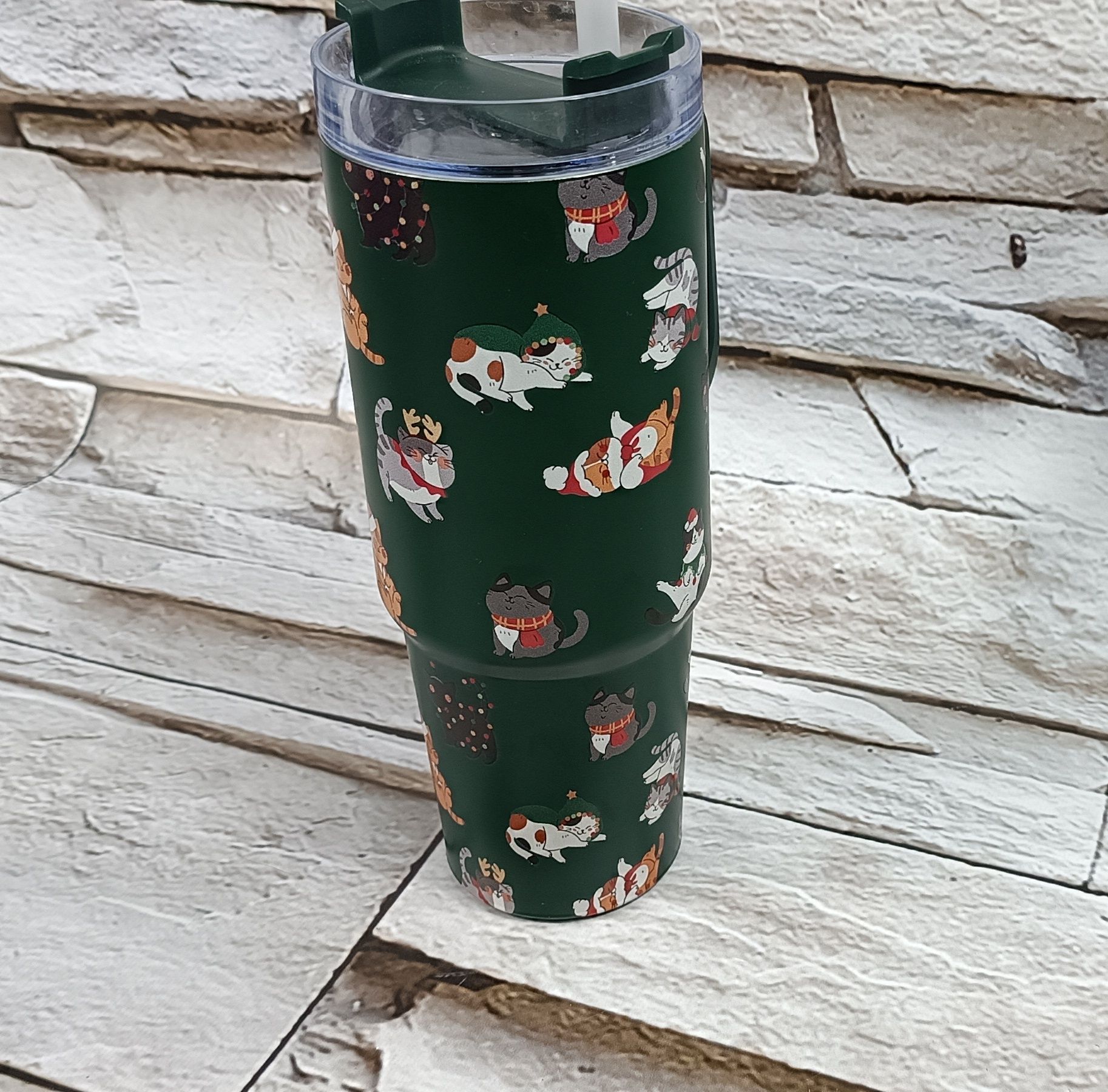 Kubek XXL ze słomką 850 ml