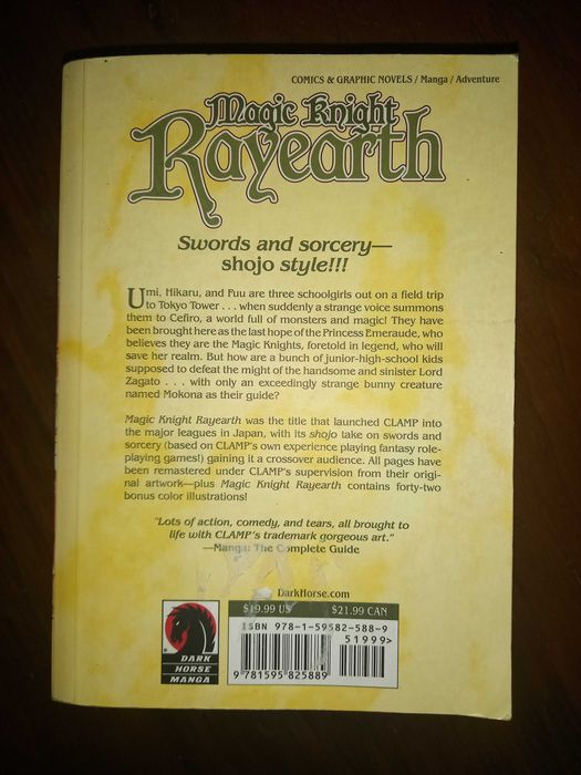 Vendo mangá das Magic Knight Rayearth