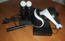Gogle PS VR V2 PlayStation ps4/ps5 + 2x Move + Kamera V2