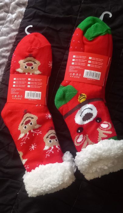 Novo Meias de Natal/Inverno Tamanho 36-41