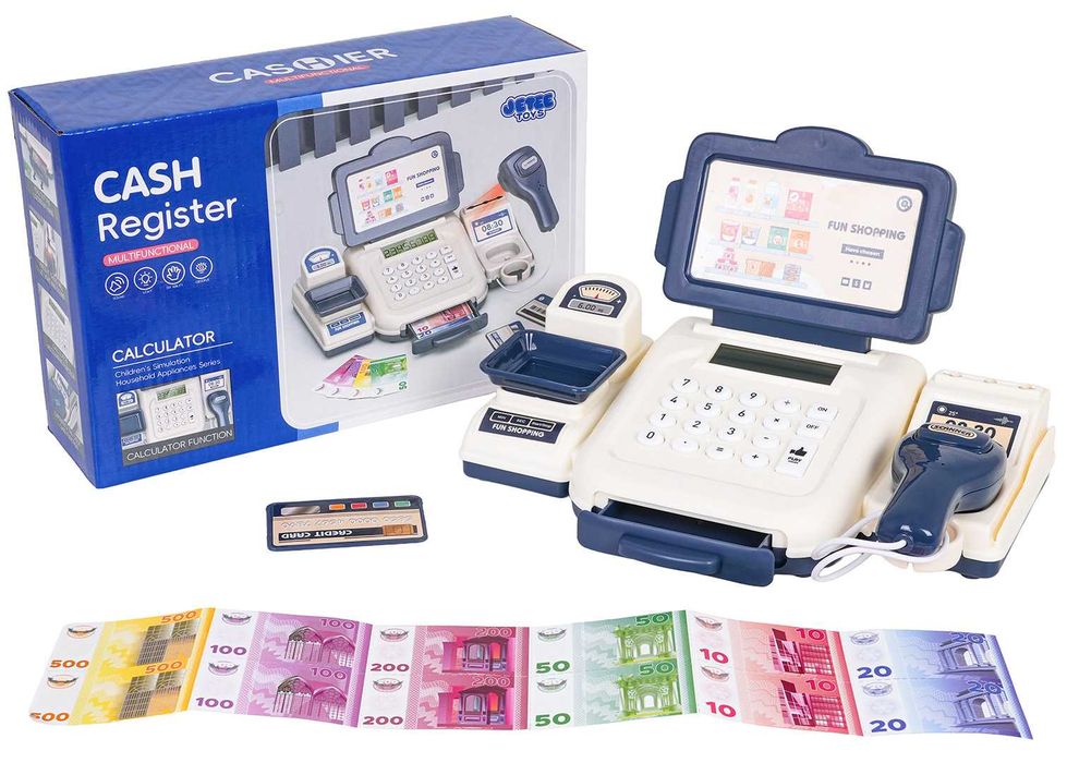 Kasa Fiskalna Dla Dzieci Skaner Pieniądze Karta Płatnicza F66-5K