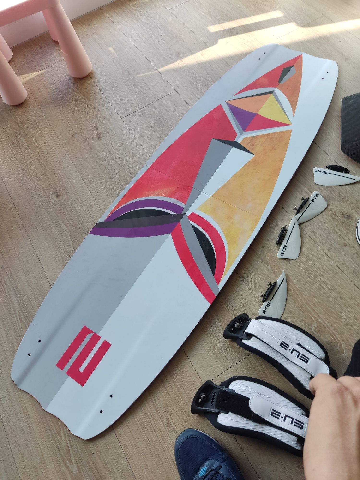 Deska Su-2 split 138x42 kitesurfing