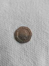 Sprzedam monete twenty pence 20 z 2003r Elizabeth