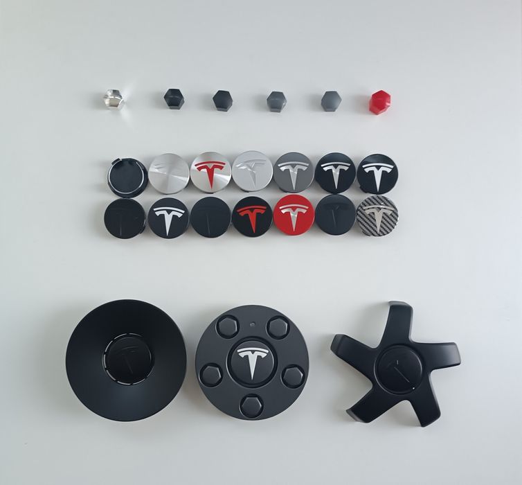 Колпачки Tesla R18,19,20,21,22 ковпачки на диски колеса болти Тесла