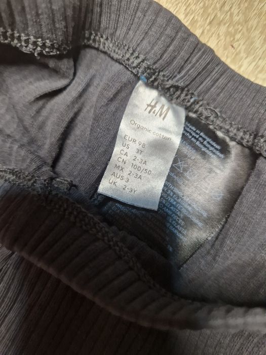 Zestaw 2x legginsy/getry rozm 98 H&M