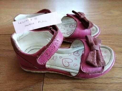 Sandały skórzane Lasocki