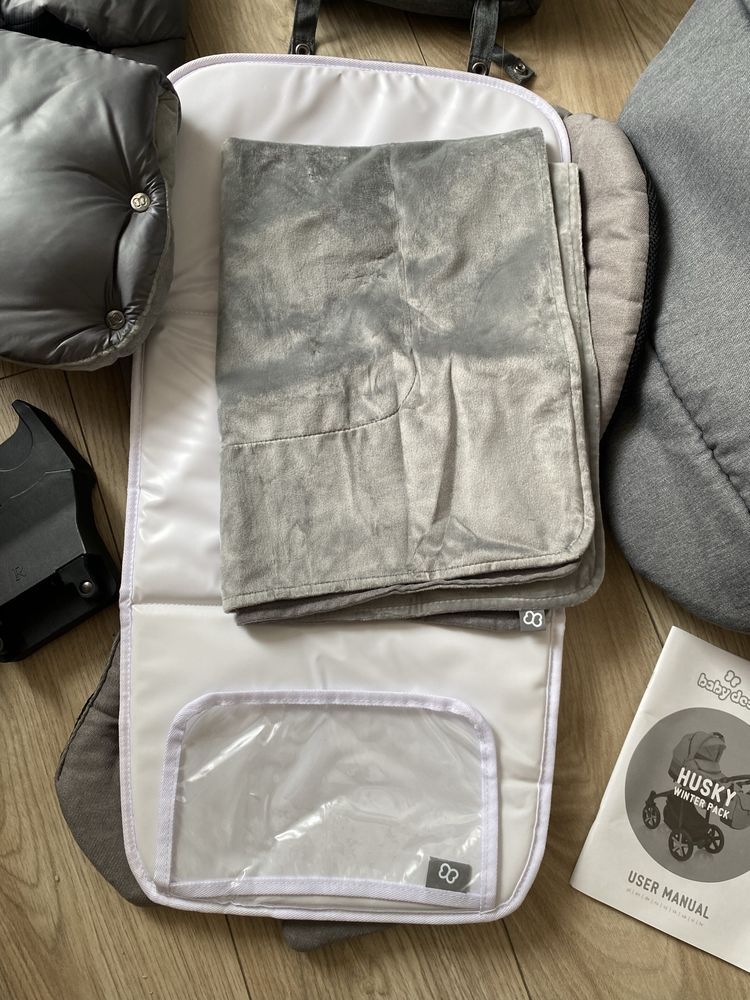 Baby design husky wozek 3w1 gondola nosidelko spacerowka