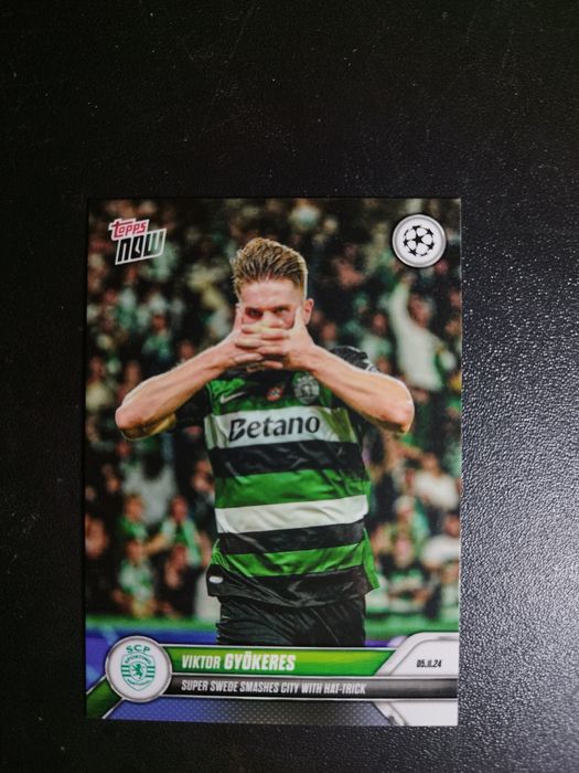 Viktor Gyokeres - Carta Topps Now - Sporting Manchester City