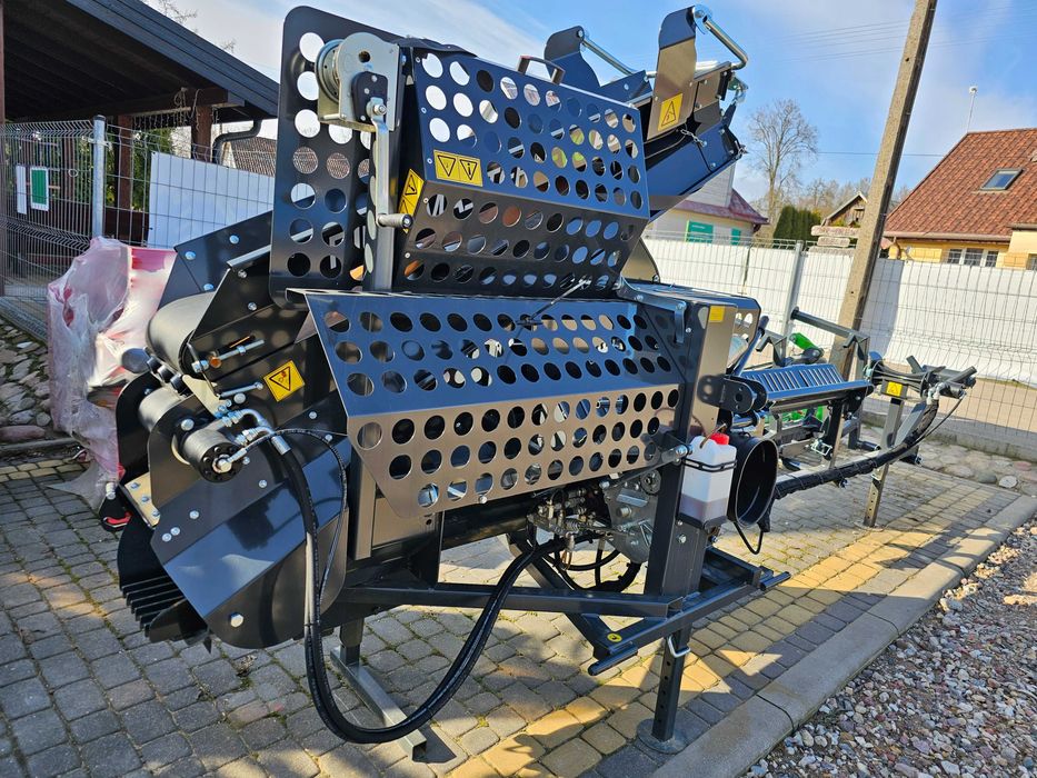 Fińska Piło łuparka Pilkemaster EVO36 kombajn do drewna od ręki