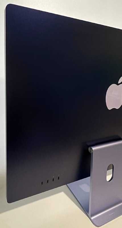 Apple iMac M1 24" 4.5K 8GPU Purple 2021 Тріщина на захисному склі.