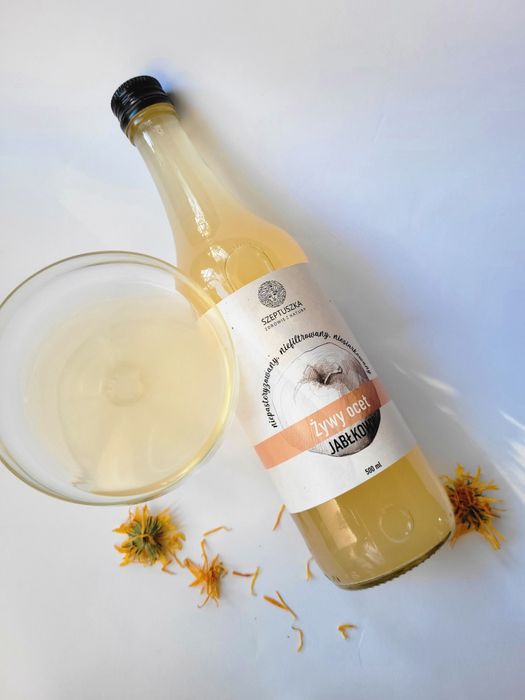 Żywy ocet jabłkowy z matką, Szeptuszka 500 ml