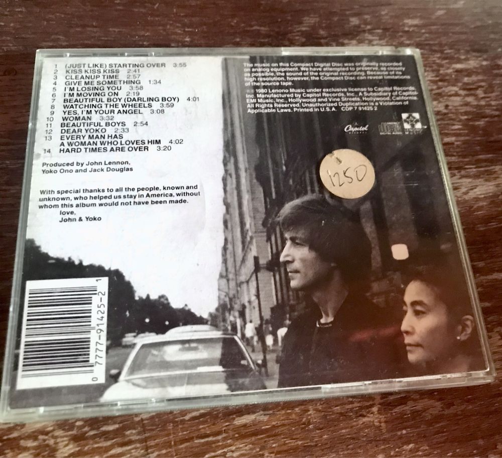 CD John Lennon & Yoko Ono - Double Fantasy