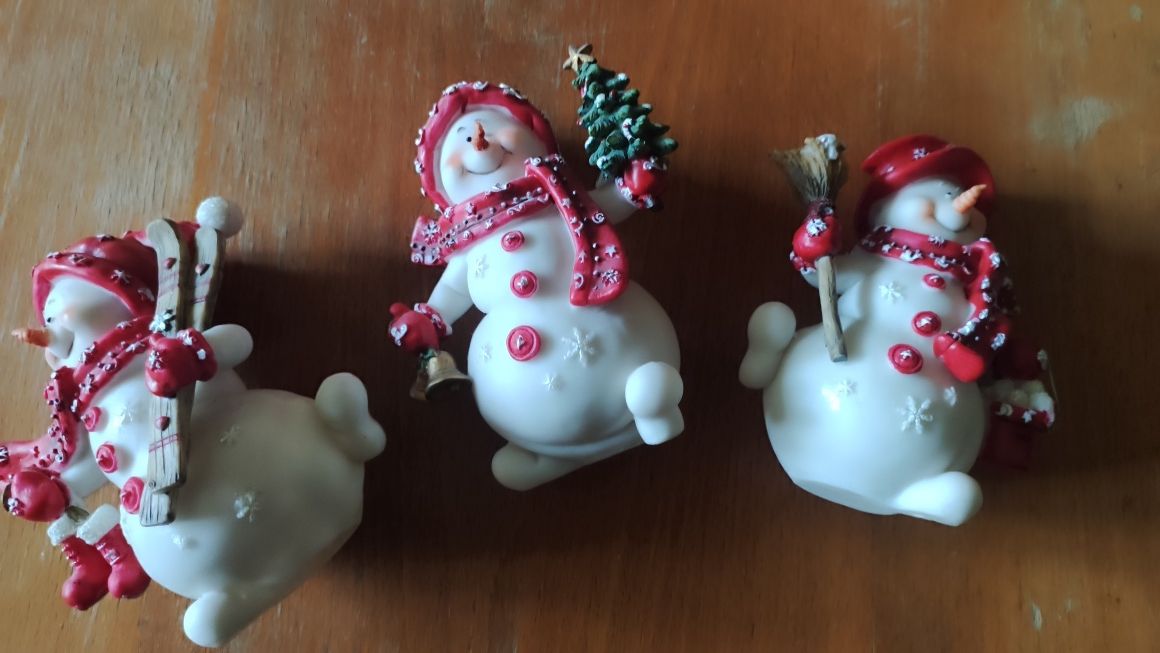 Дед Мороз,Сниговики фигурки к Новому Году Германия