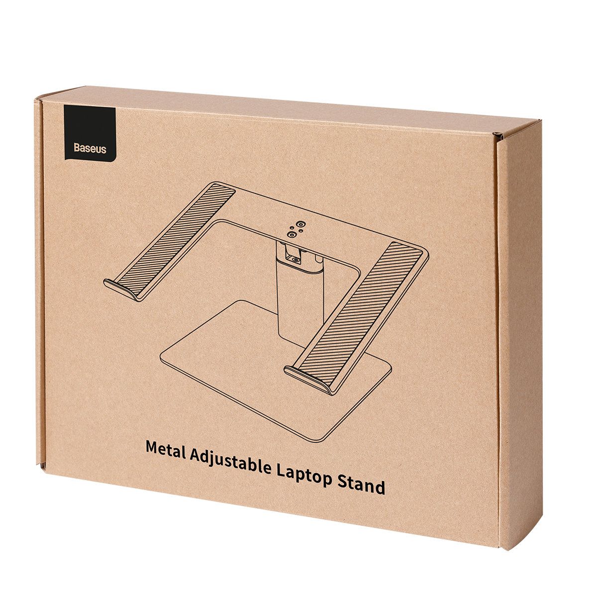 podstawka pod laptopa 11"-17,3" regulowana wysokość aluminiowa srebrny