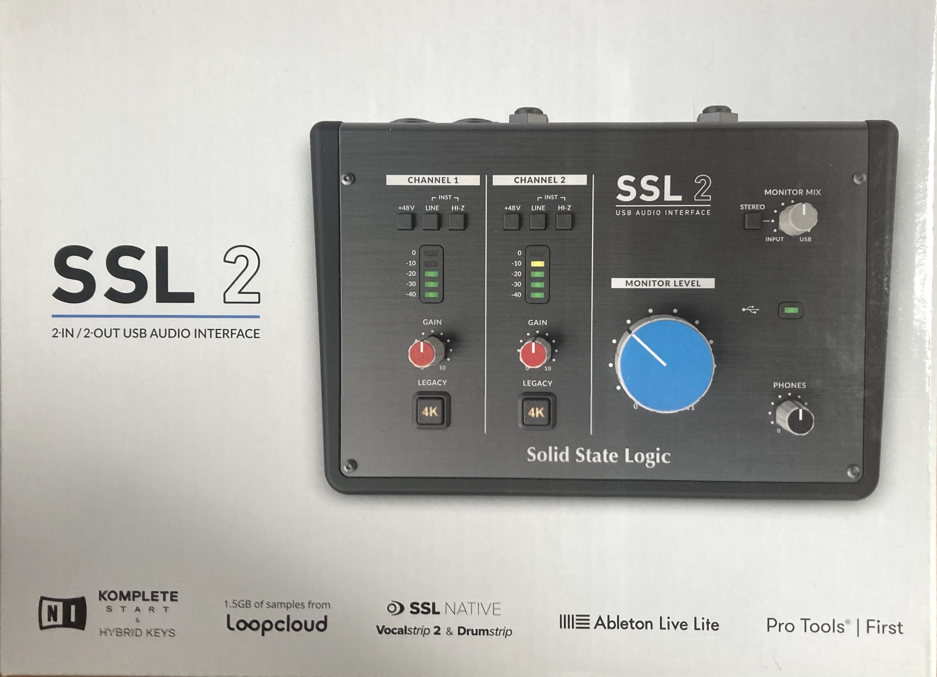 SSL 2 - Solid State Logic - Interface de áudio USB-C