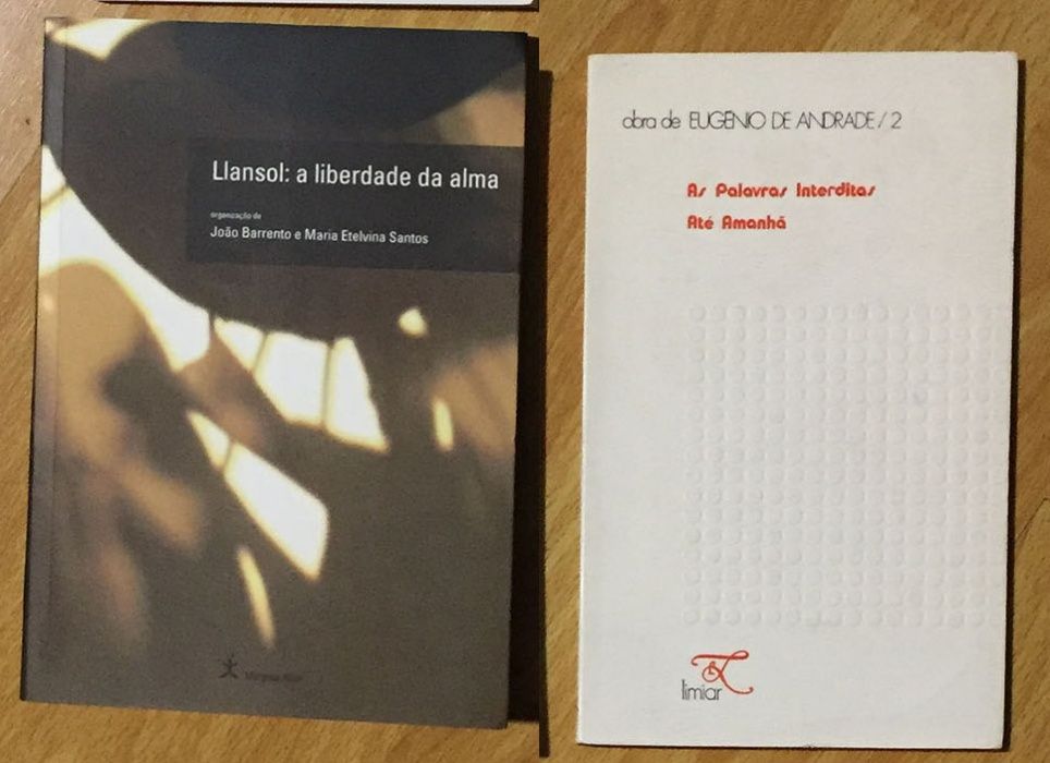 Lote de livros de poesia