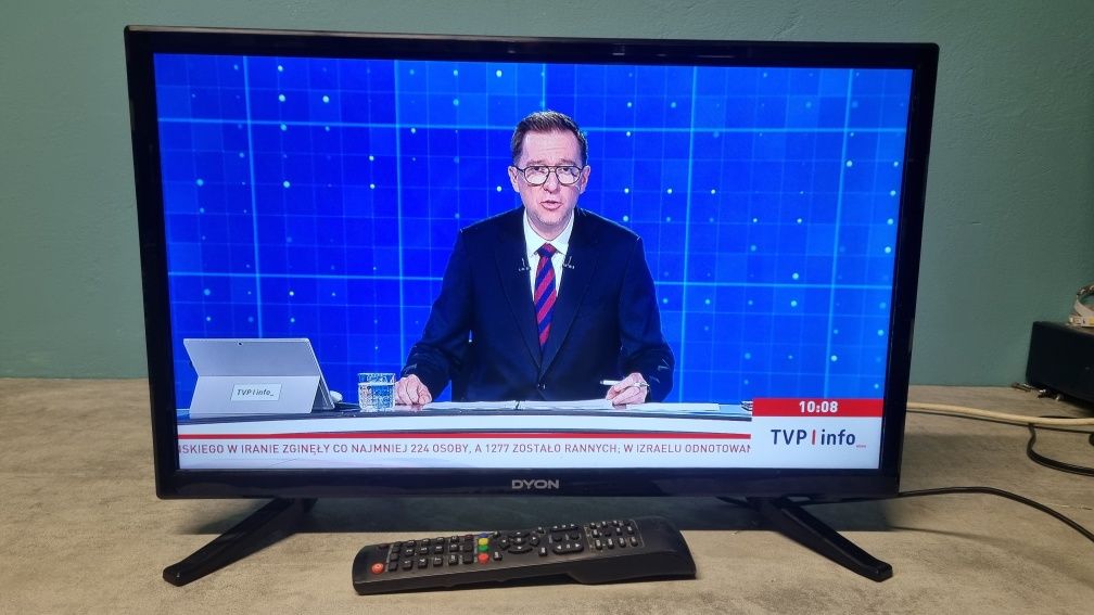 Telewizor 22" Dyon z pilotem Dvbt2