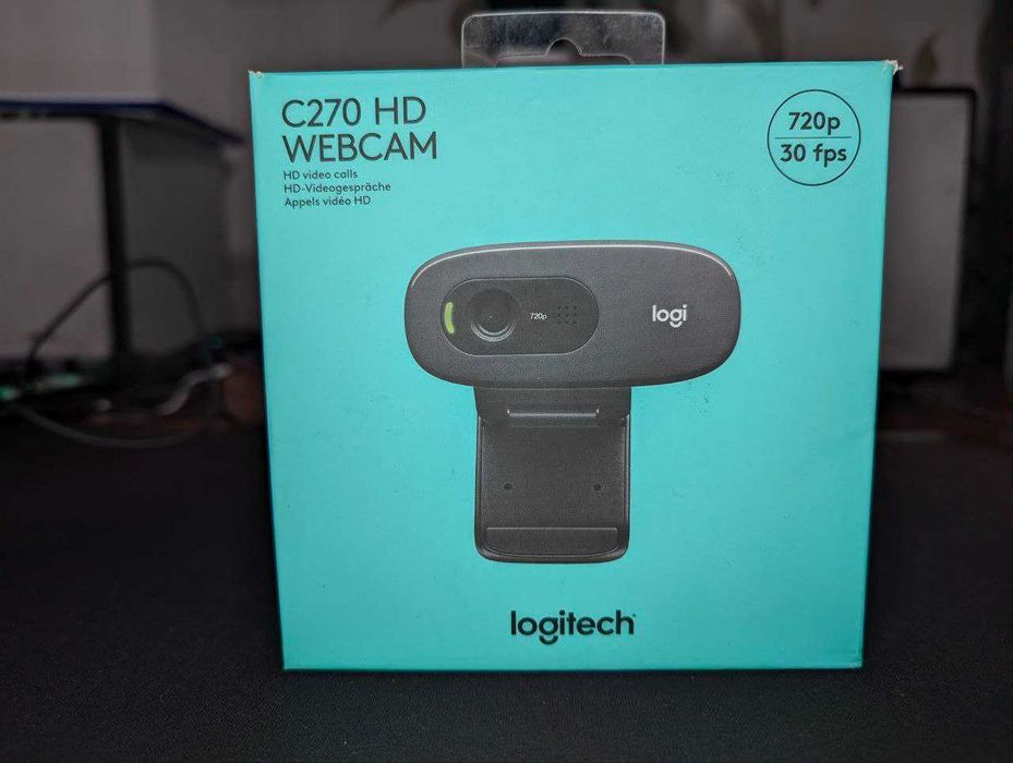 Веб-камера Logitech C270 HD Webcam Black - перегрівається