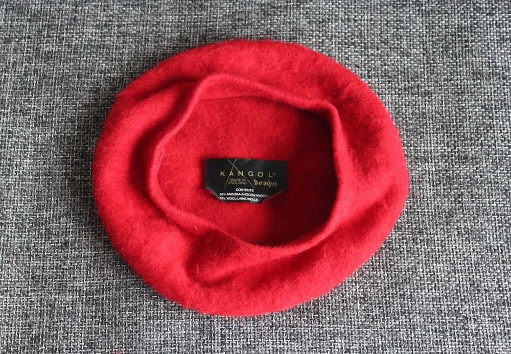 Стильний ангоровий шерстяний берет Kangol Ориг Made in England 55-58см