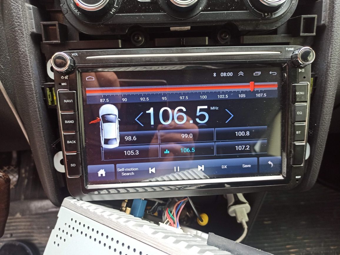 Radio 2 Din VW SD Android Nawigacji Bluetooth