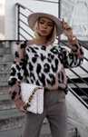 Sweter print panterka