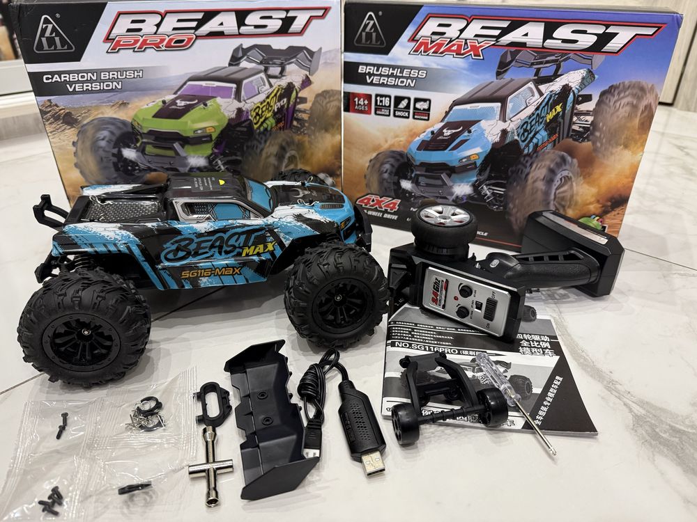 Машинки на радиоуправлении SG116-PRO и SG116-MAX