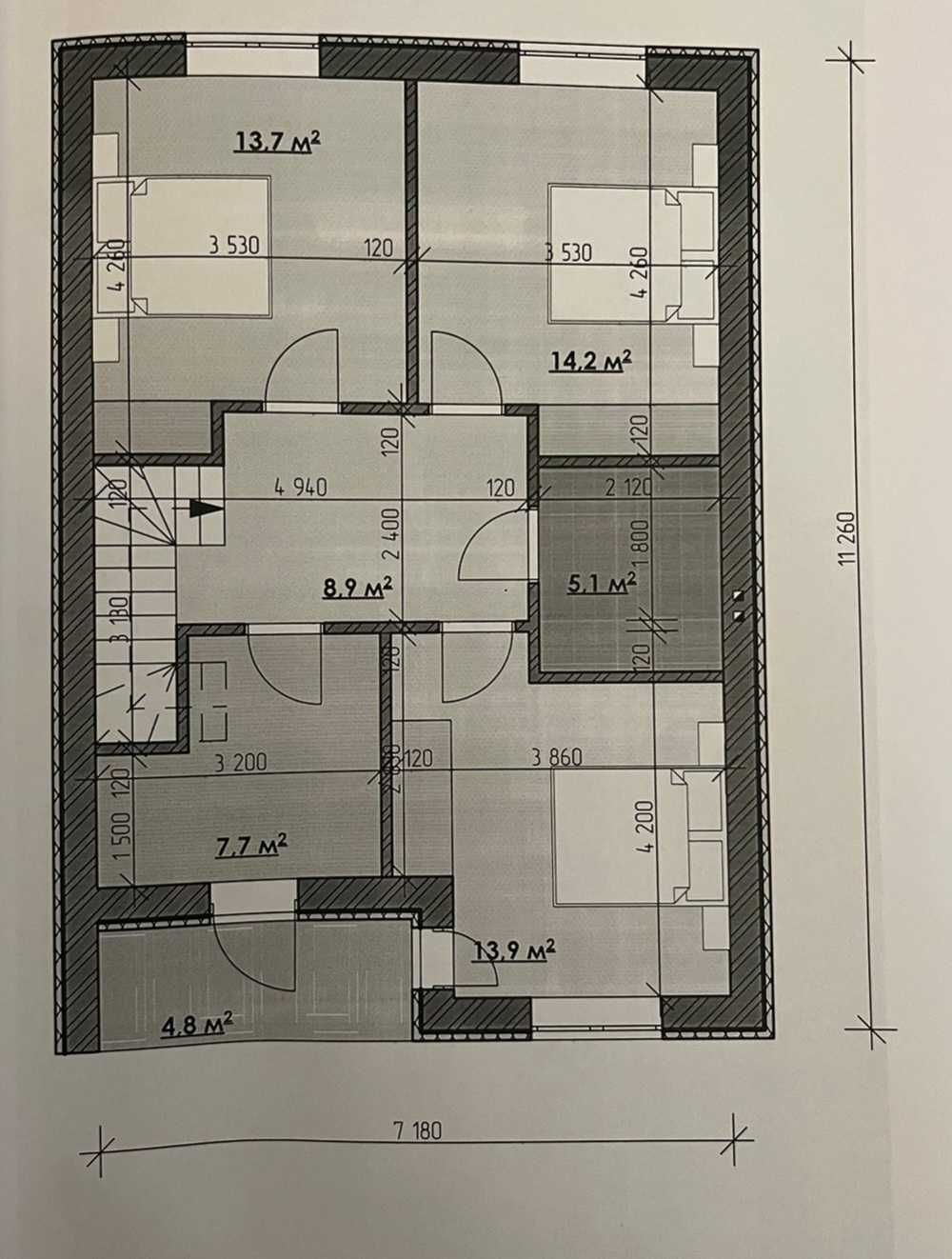 Продам квартиру в с. Гатне 2х кімнатну 60м2. 10 хв. м. Теремки. Без%