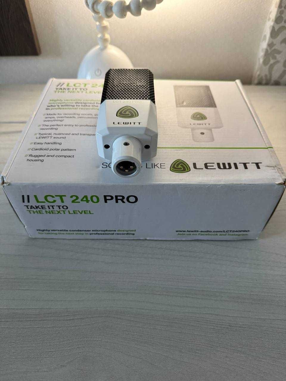Студийный микрофон Lewitt LCT 240 PRO ValuePack White