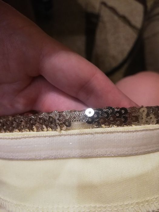 Nowa cekinowa sukienka cekiny wesele 36 s hiszpanka panieński 18 wow