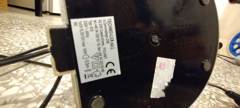 Lampa biurkowa srebrna