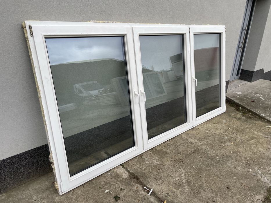 Okno okna trzyskrzydłowe 313x153