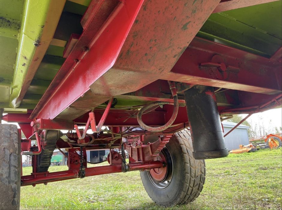 Przyczepa wywrotka 18 ton, tlokowe otwieranie burty