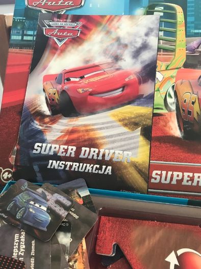 Gra planszowa Super Driver - Zygzak McQueen - gra Trefl (4+)