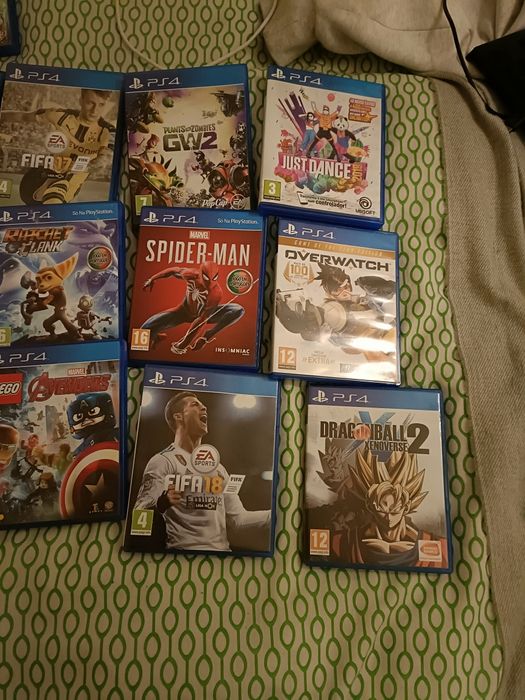 Ps4 + comando+ 20+ jogos