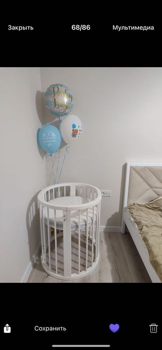 Продам ліжечко трансформер ovalbed!